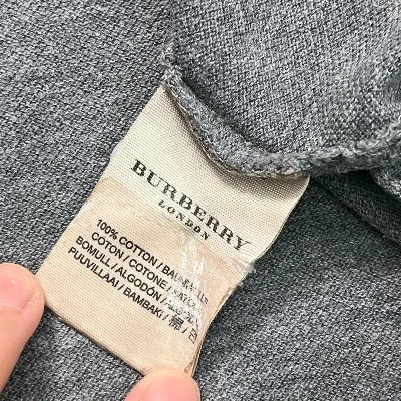 BURBERRY PK 카라티 그레이 M 7