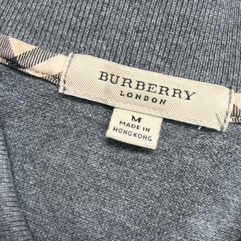 BURBERRY PK 카라티 그레이 M 6