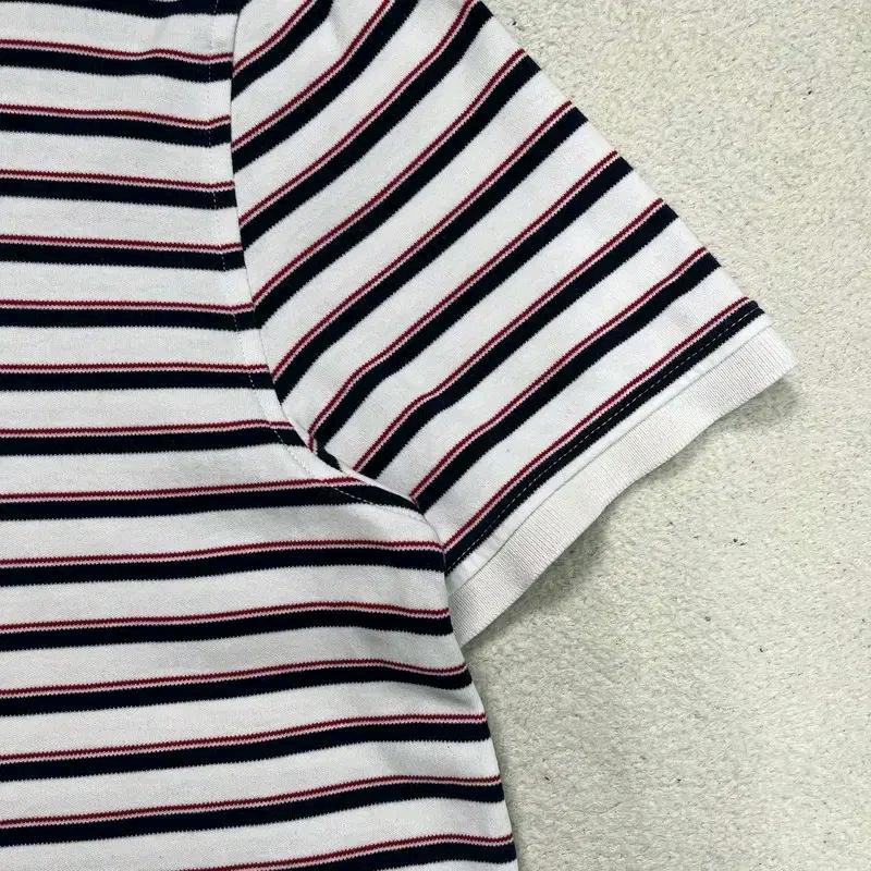 TOMMY HILFIGER PK 스트라이프 카라티 화이트 L/G 5