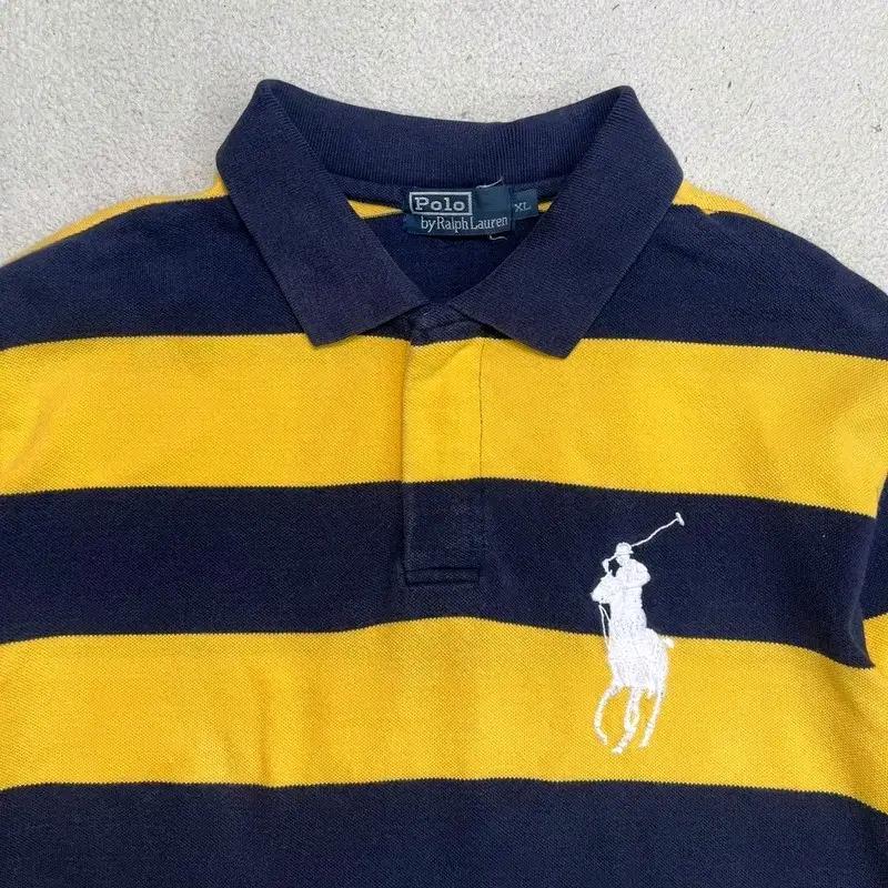 POLO BY RALPH LAUREN 빅포니 스트라이프  옐로우 XL 3