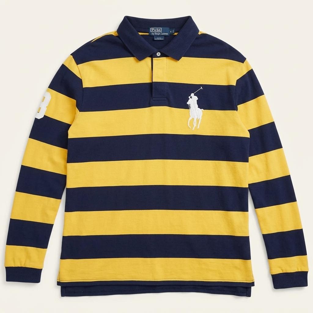 POLO BY RALPH LAUREN 빅포니 스트라이프  옐로우 XL 1