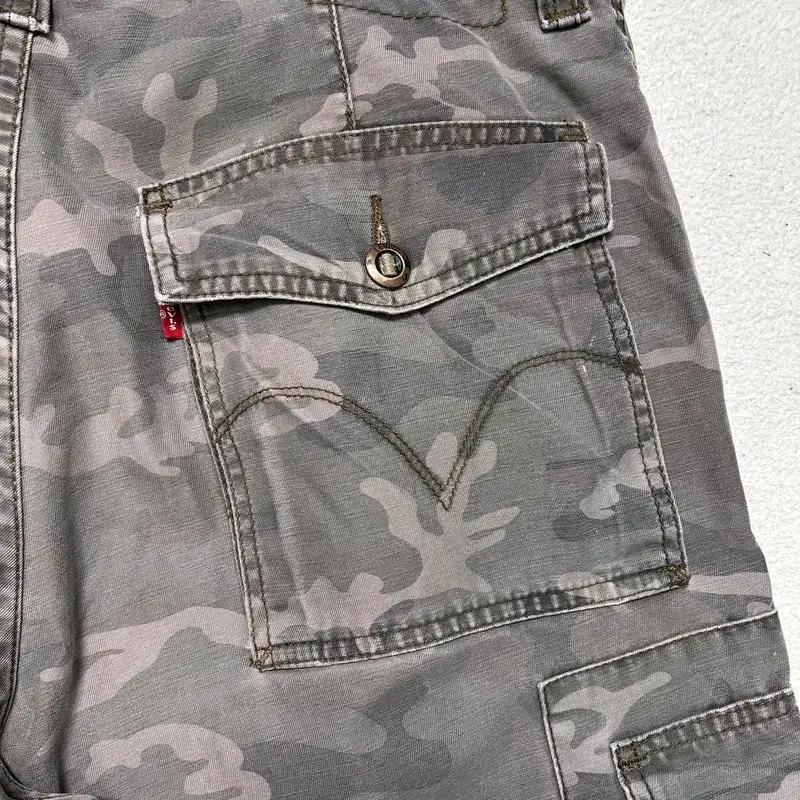 LEVI'S 카모팬츠 카고 하프 팬츠 W33 6