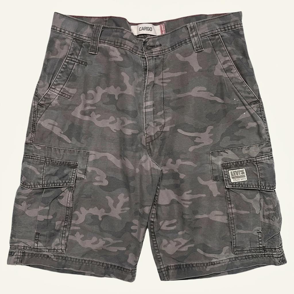 LEVI'S 카모팬츠 카고 하프 팬츠 W33 1