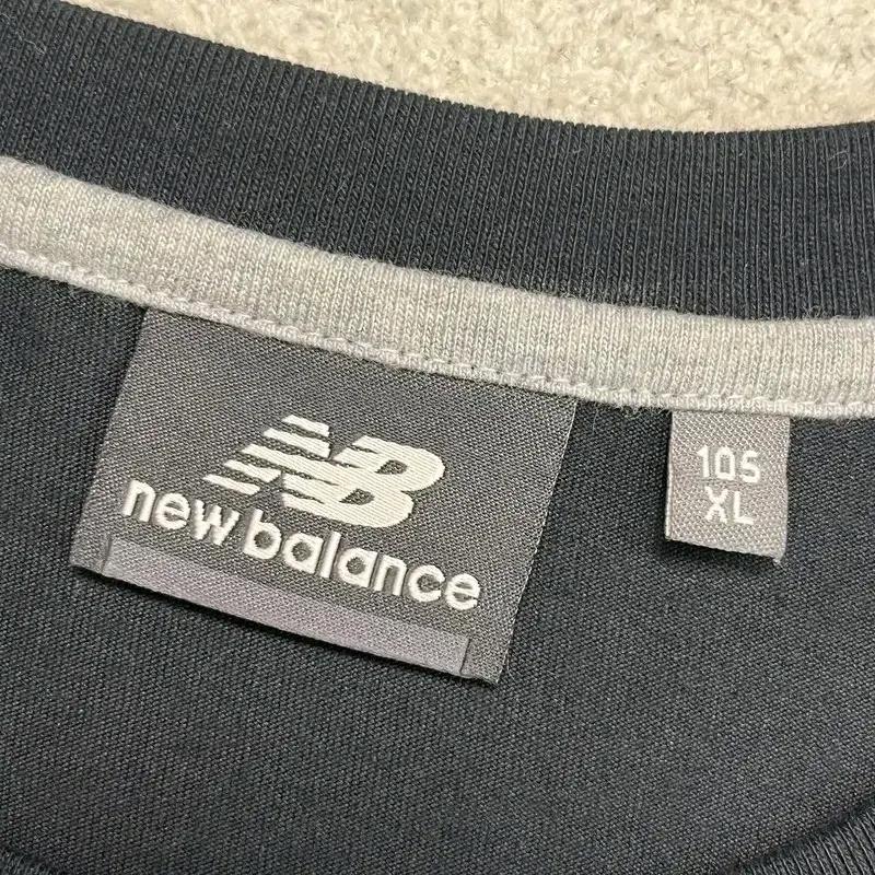 NEW BALANCE 티셔츠 블랙 XL 4