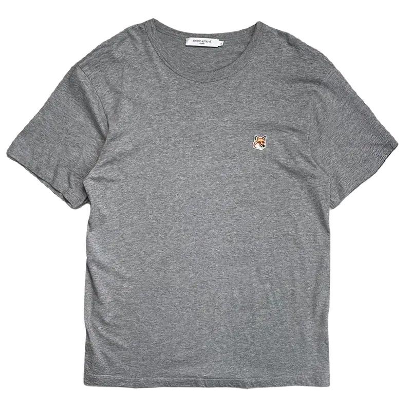 MAISON KITSUNE 폭스헤드 티셔츠 그레이 L 2