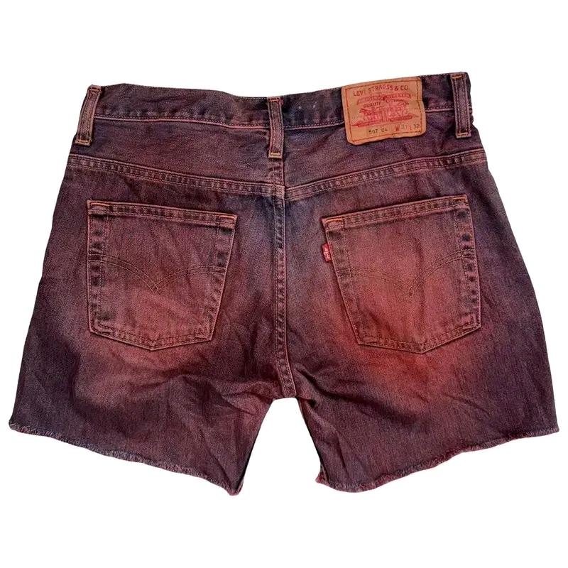 LEVI STRAUSS & CO 507 레드 데님 숏팬츠 W 31 L32 7