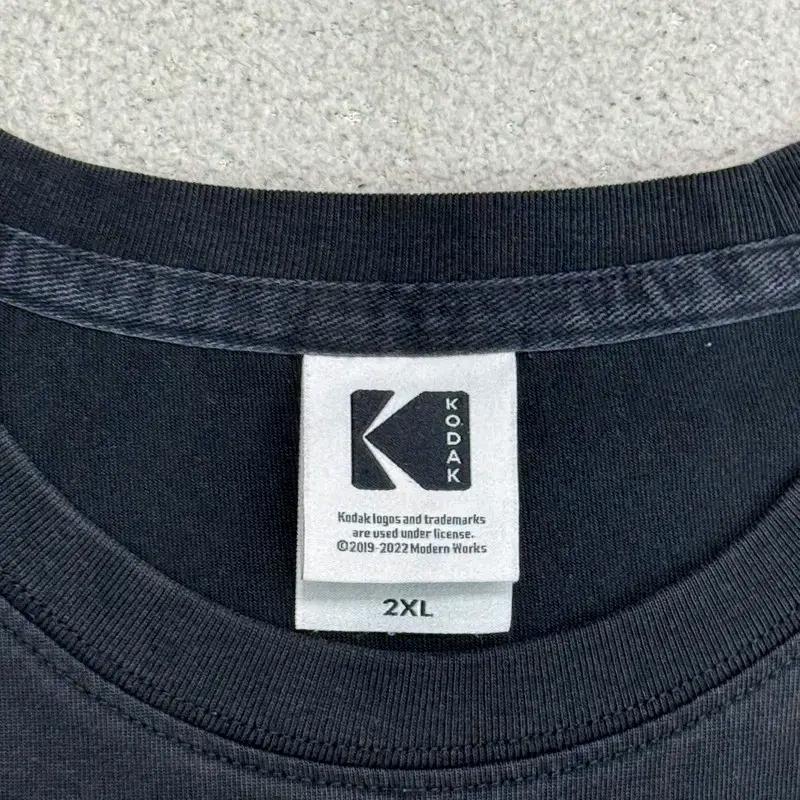 KODAK APPAREL 빅로고 반팔 티셔츠 2XL 4
