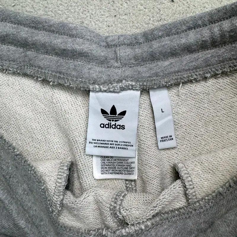 ADIDAS 트랙 숏팬츠 그레이  L 5