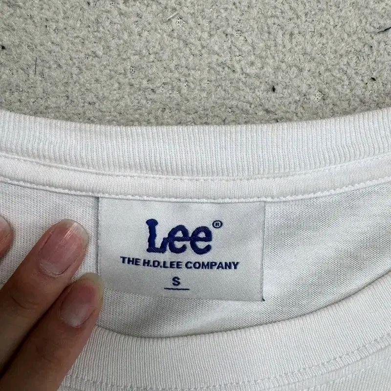 LEE 스프레이 로고 반팔티 S 4