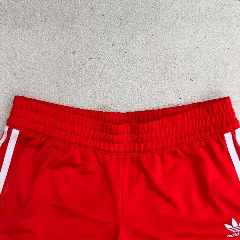 ADIDAS 오리지널 삼선 숏팬츠 레드 85 4