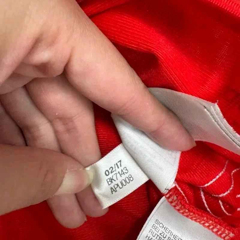 ADIDAS 오리지널 삼선 숏팬츠 레드 85 6
