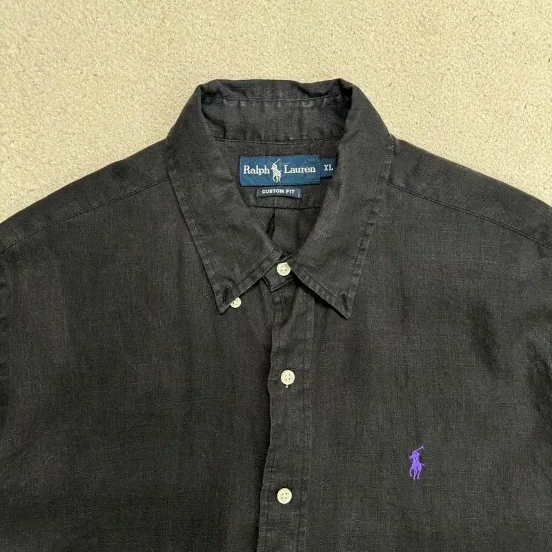 RALPH LAUREN 린넨 100% 반팔 셔츠 XL 5