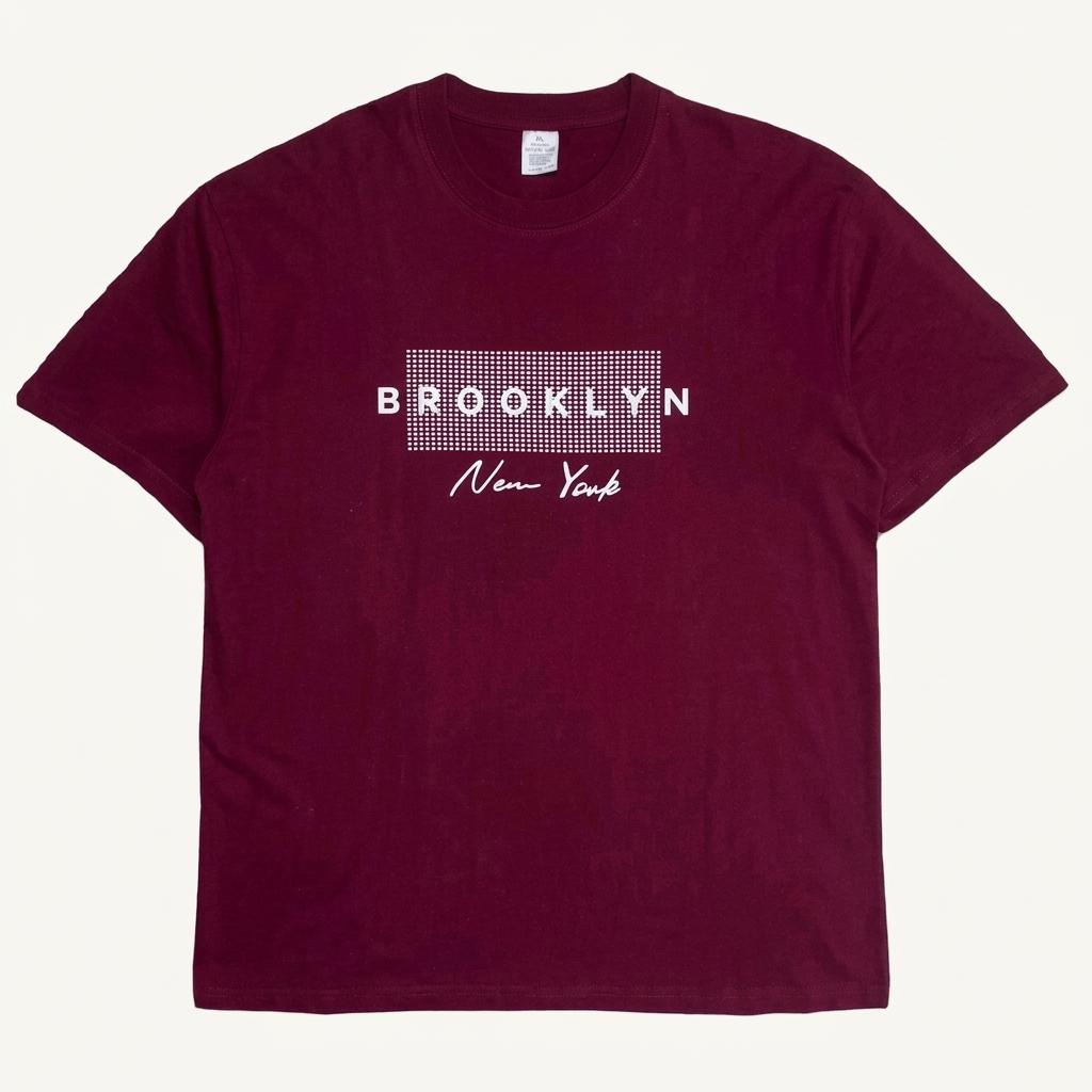 Brooklyn 프린팅 크루넥 반팔티 XL 1