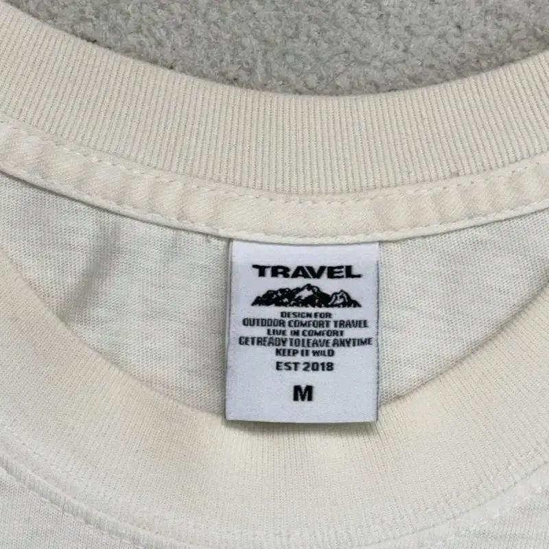 TRAVEL 레터링 반팔티 M 4