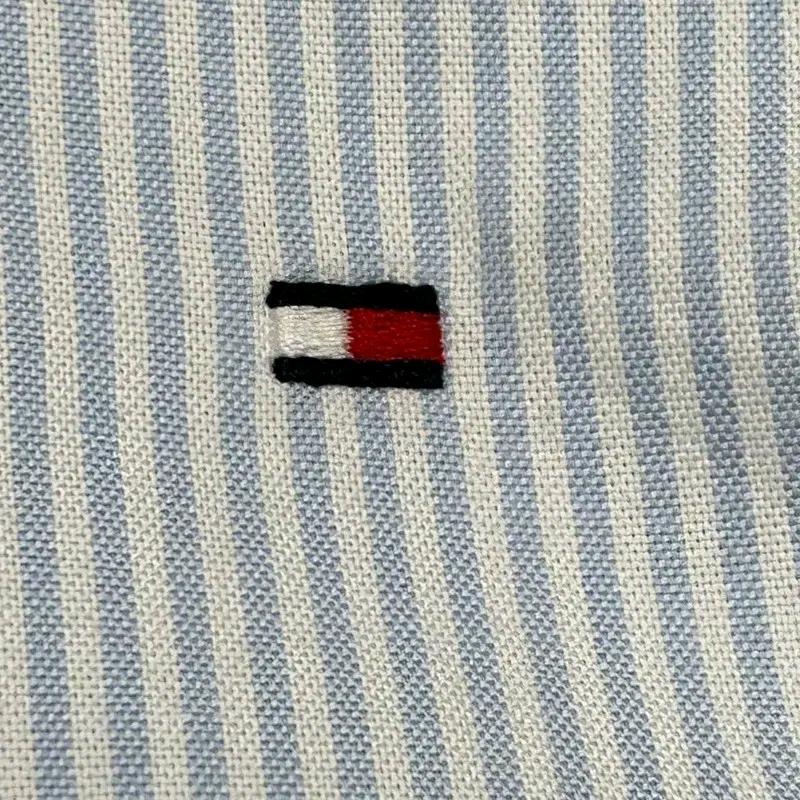 TOMMY HILFIGER 스트라이프 셔츠 스카이블루 S 3