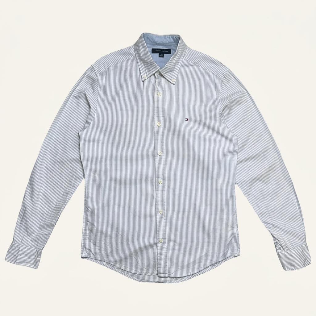 TOMMY HILFIGER 스트라이프 셔츠 스카이블루 S 1