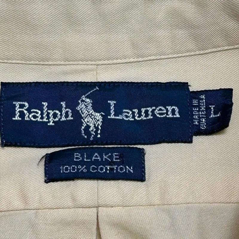 POLO RALPH LAUREN 옥스포드 블랭크 코튼 셔츠 옐로우 L 7
