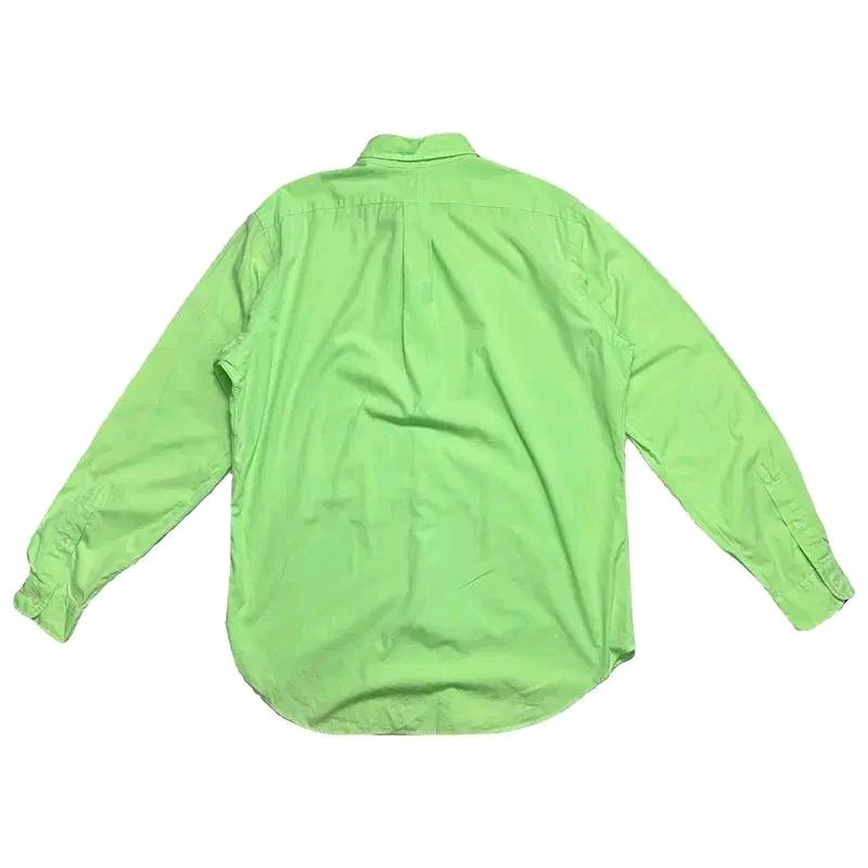 PO\LO RALPH LAUREN 네온그린 옥스포드 셔츠 M 8