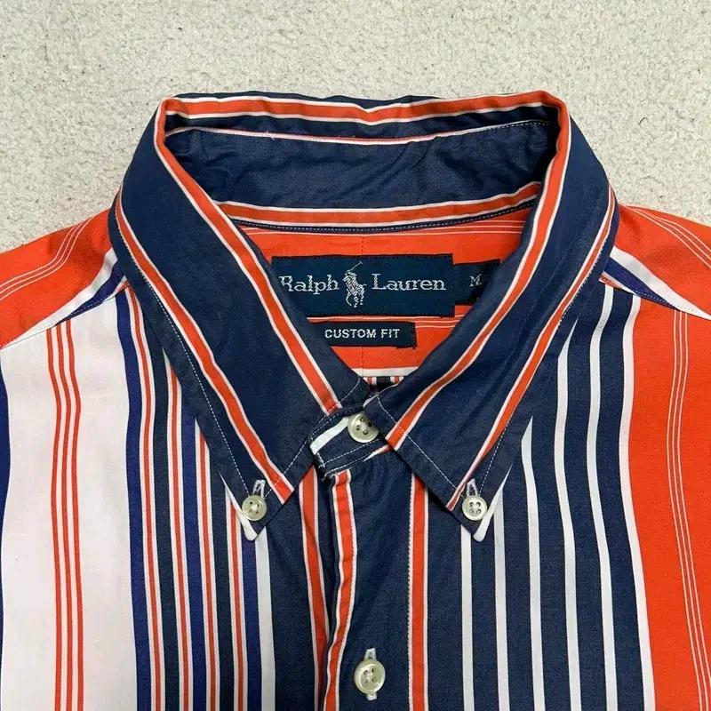 POLO RALPH LAUREN 멀티 스트라이프 셔츠 M 5