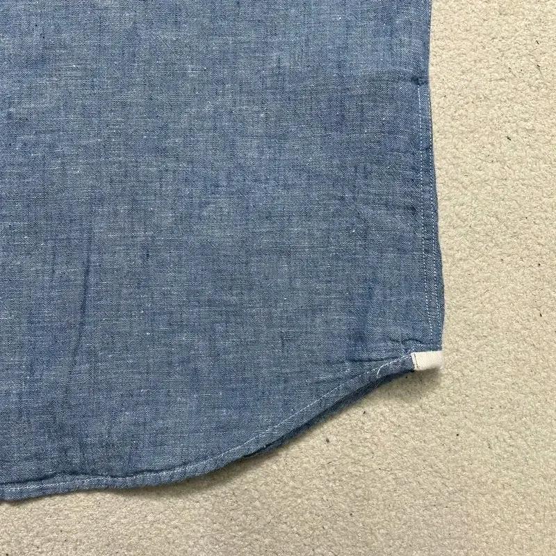 LEVI'S 데님 린넨 웨스턴 반팔 셔츠 S 4