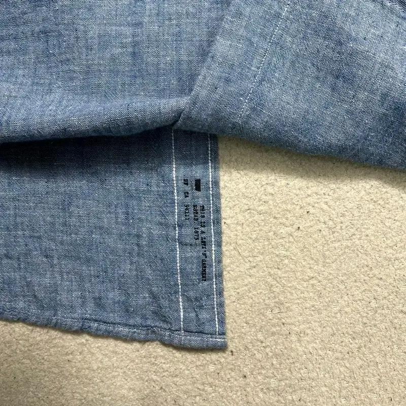 LEVI'S 데님 린넨 웨스턴 반팔 셔츠 S 5