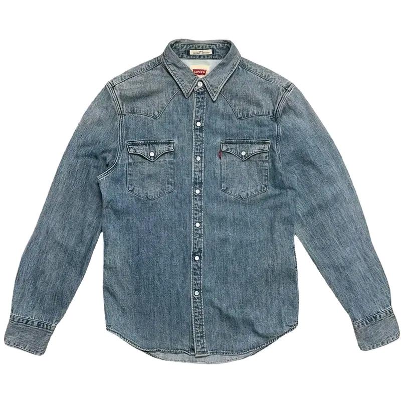 LEVI'S 웨스턴 투포켓 데님 셔츠 S 2