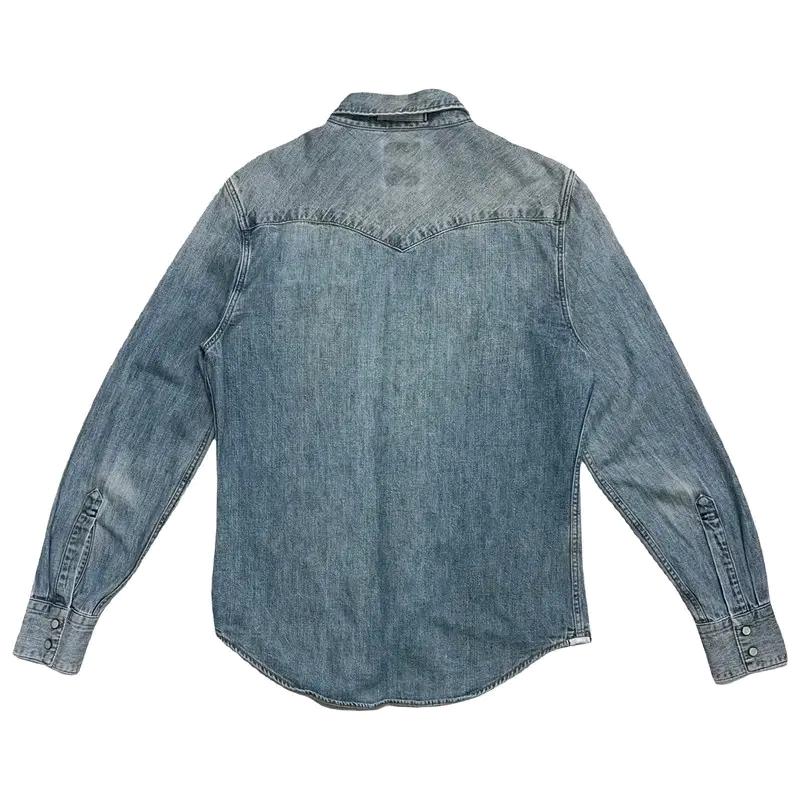 LEVI'S 웨스턴 투포켓 데님 셔츠 S 9