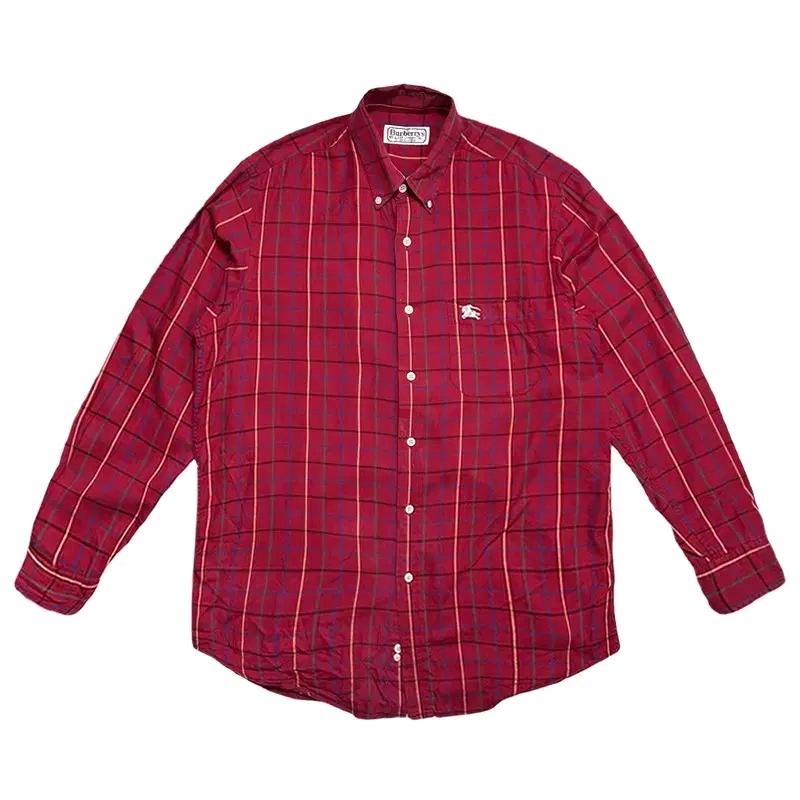 BURBERRYS 레드 체크 셔츠 41 (L) 2