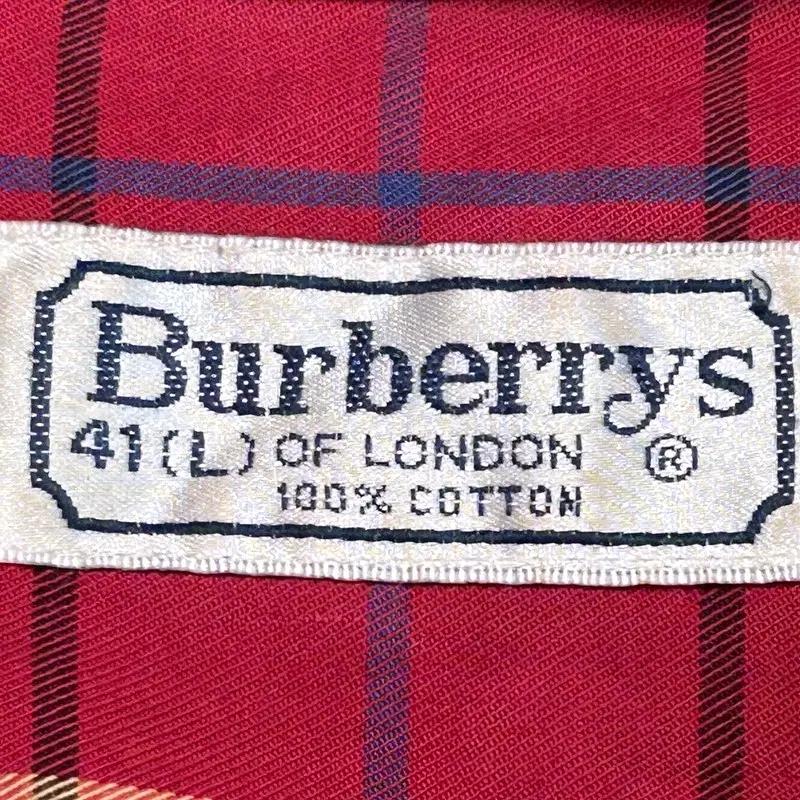 BURBERRYS 레드 체크 셔츠 41 (L) 6