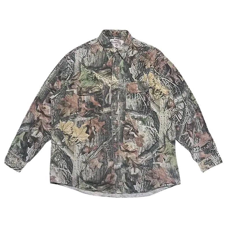 WRANGLER 90's 빈티지 러기더 웨어 트리카모 셔츠 OS 2