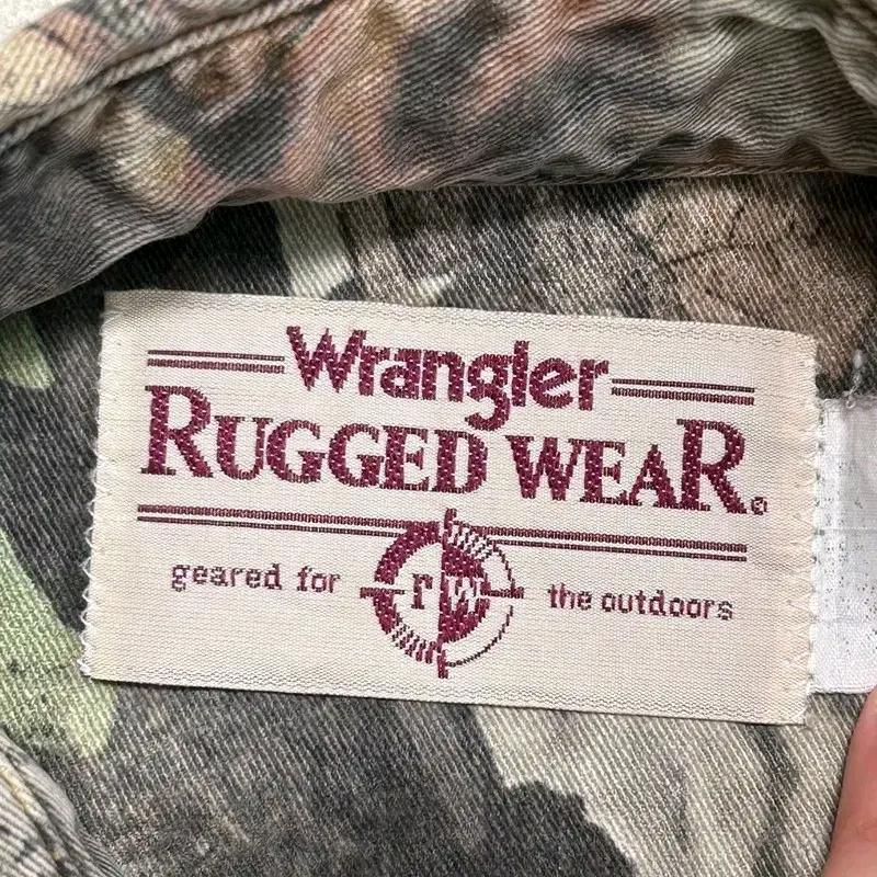 WRANGLER 90's 빈티지 러기더 웨어 트리카모 셔츠 OS 5