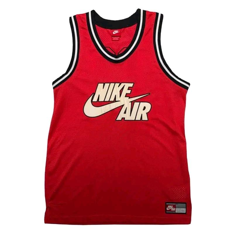 NIKE 에어 농구 유니폼 레드 L 2