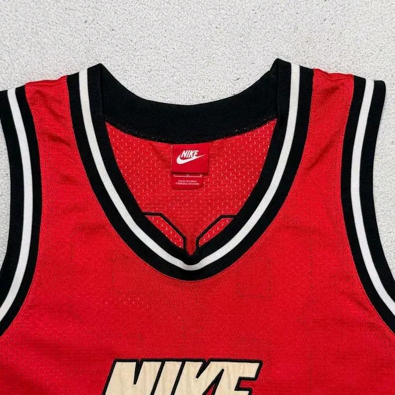 NIKE 에어 농구 유니폼 레드 L 4