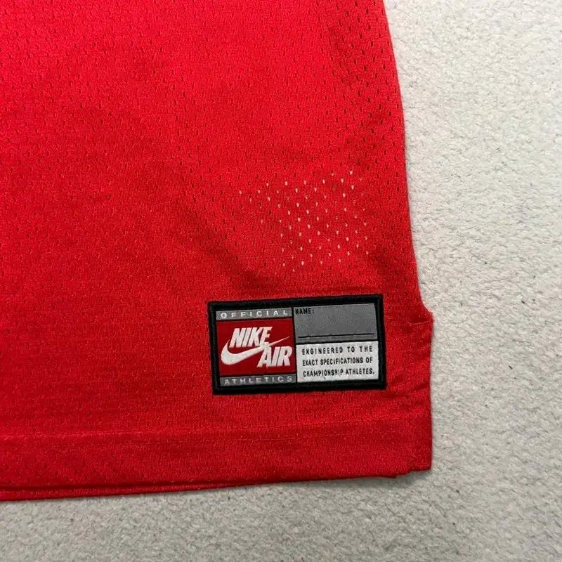 NIKE 에어 농구 유니폼 레드 L 7