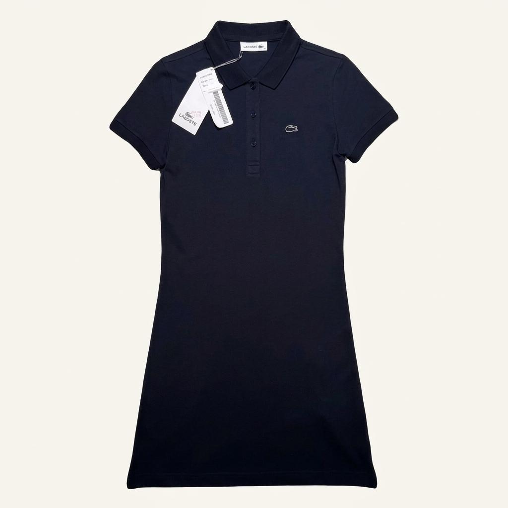 새상품 LACOSTE  폴로 반팔 PK 원피스 네이비 34 1
