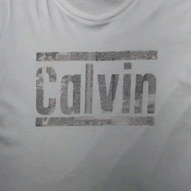 CALVIN KLEIN  프린팅 반팔 티셔츠 화이트 M 3