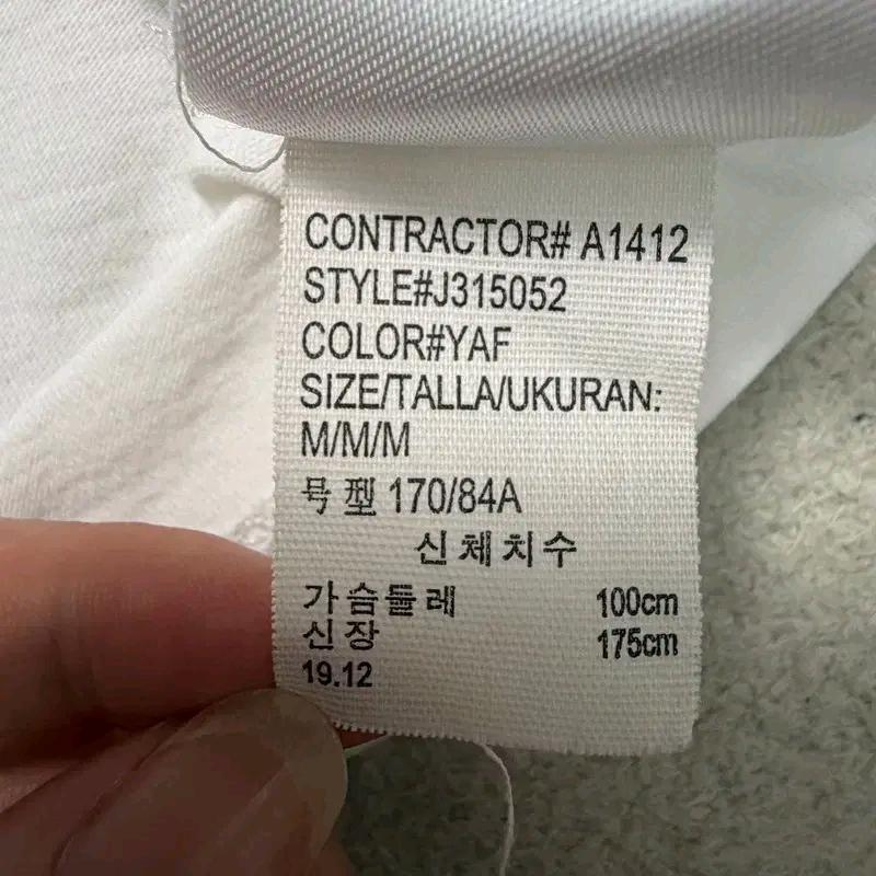 CALVIN KLEIN  프린팅 반팔 티셔츠 화이트 M 10