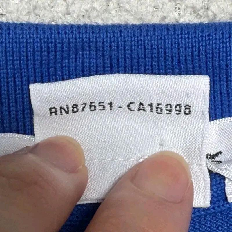 LACOSTE 폴로 반팔 PK 원피스 블루 32 8