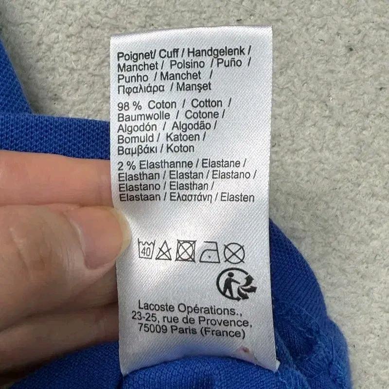 LACOSTE 폴로 반팔 PK 원피스 블루 32 10