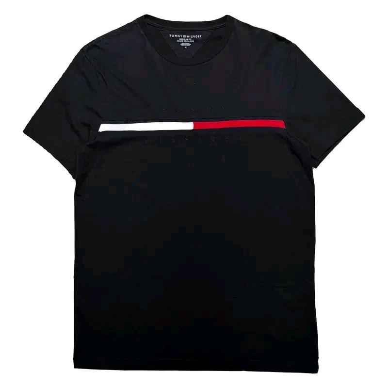 TOMMY HILFIGER 레귤러 핏 반팔 티셔츠 블랙 M 2