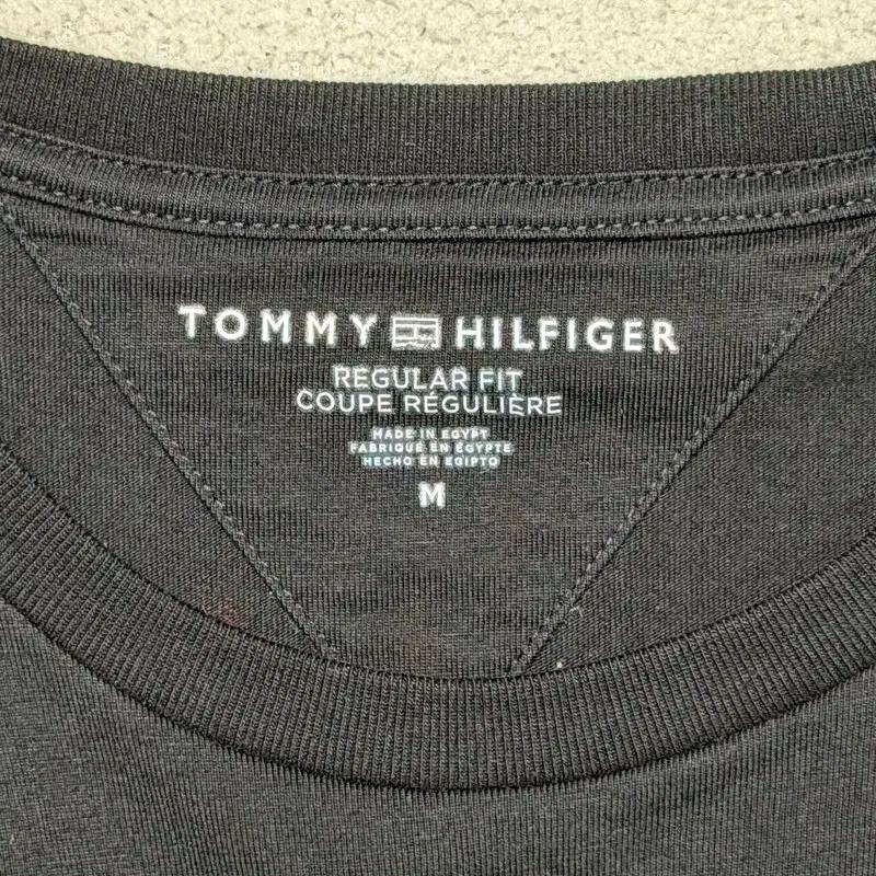 TOMMY HILFIGER 레귤러 핏 반팔 티셔츠 블랙 M 4
