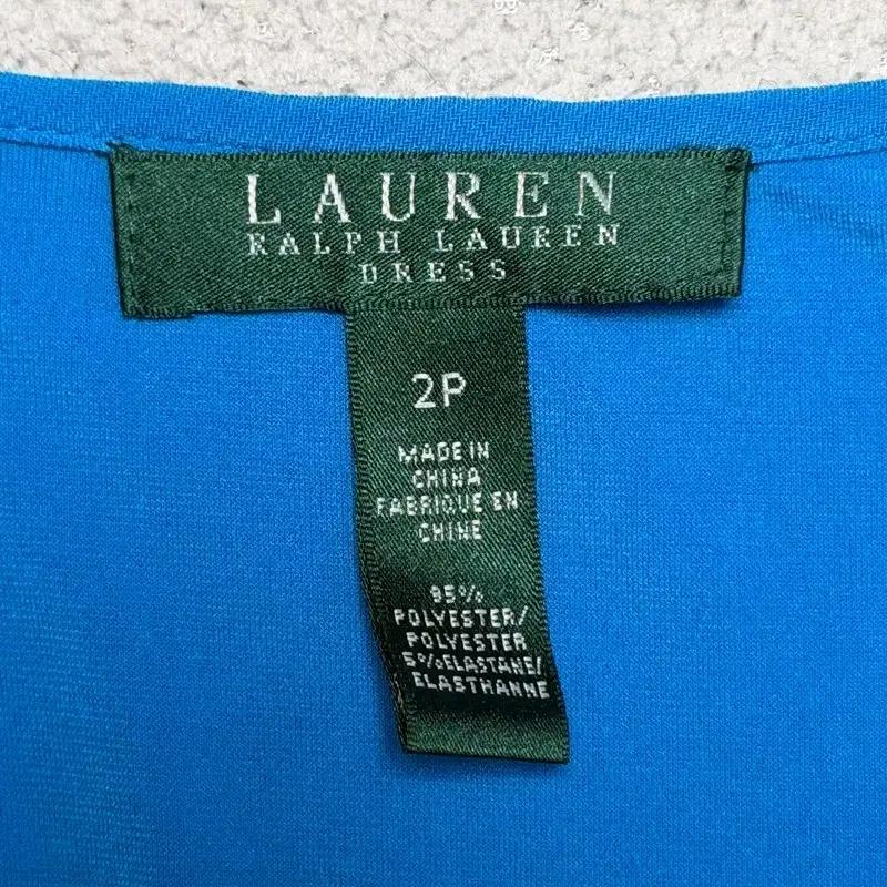 RALPH LAUREN 브이넥 원피스 블루 2P 7