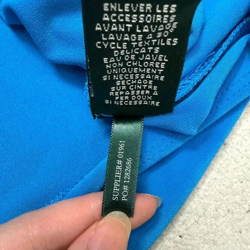 RALPH LAUREN 브이넥 원피스 블루 2P 8