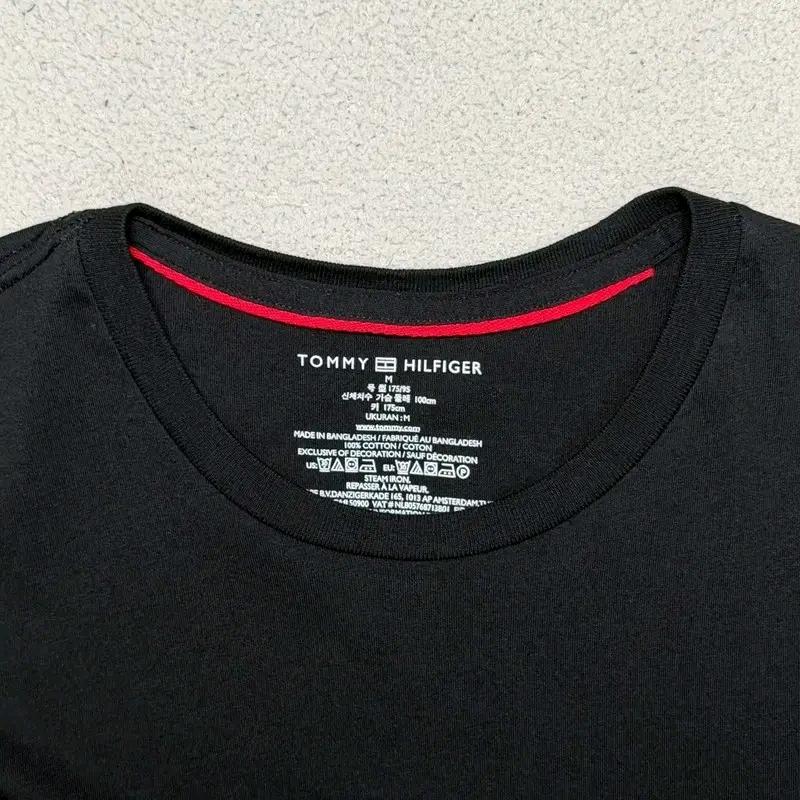 TOMMY HILFIGER 크루넥 반팔 티셔츠 블랙 M 4