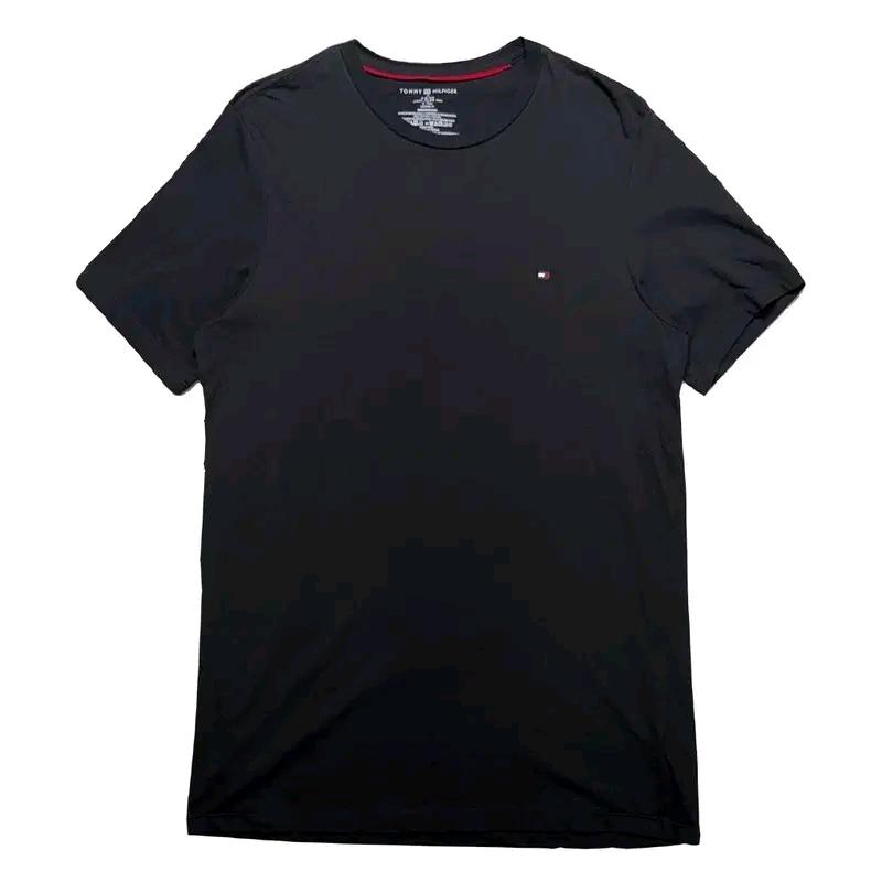 TOMMY HILFIGER 크루넥 반팔 티셔츠 블랙 M 2