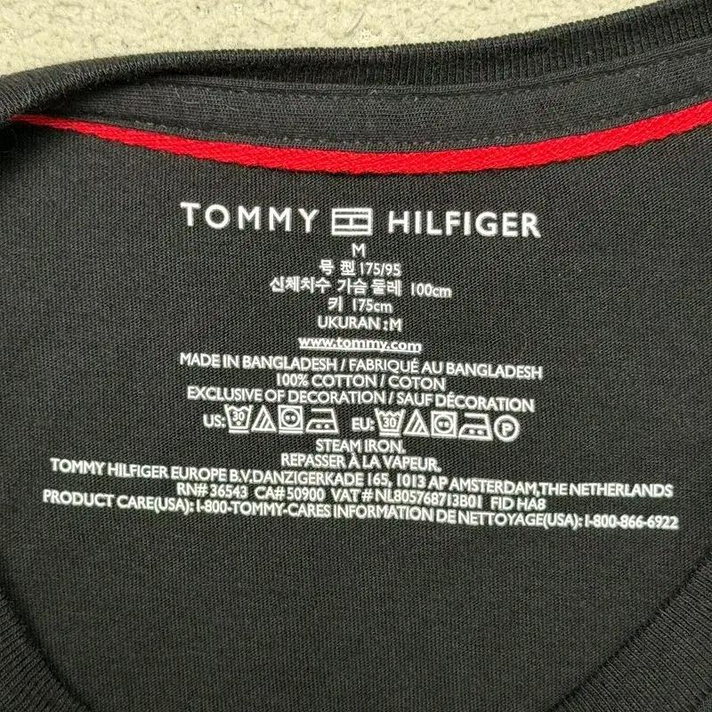 TOMMY HILFIGER 크루넥 반팔 티셔츠 블랙 M 5