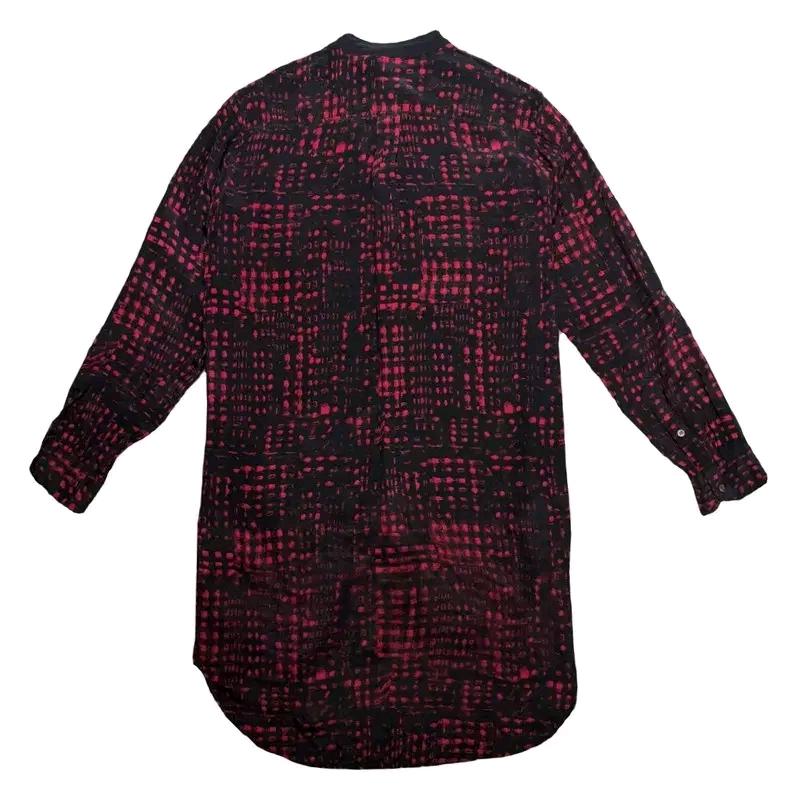 ISABEL MARANT 에뚜왈 실크 셔츠 원피스 블랙 0 8