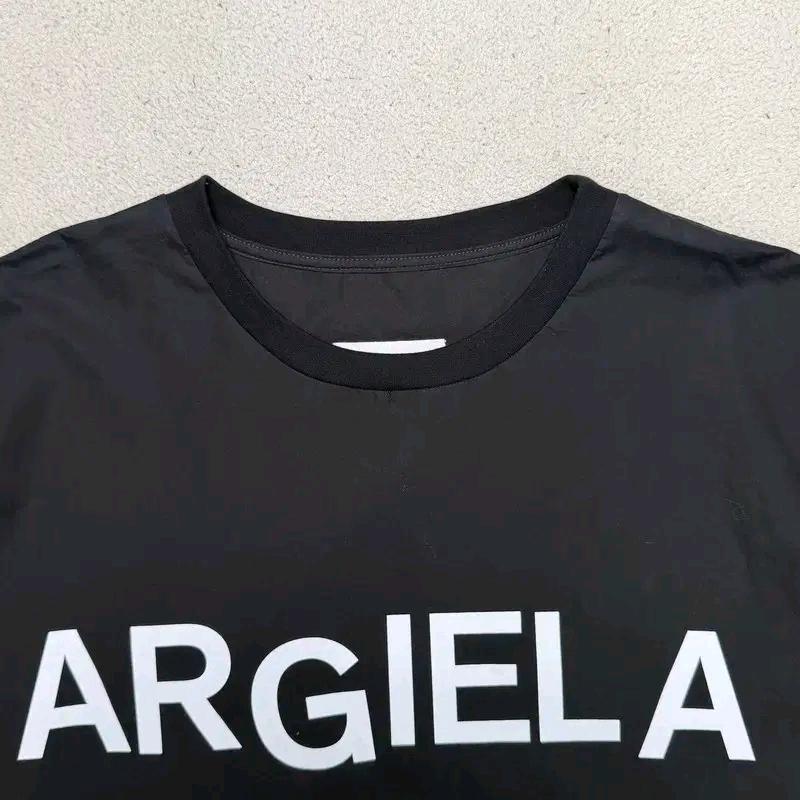 MAISON MARGIELA 프린팅 반팔 티셔츠 블랙  44 3