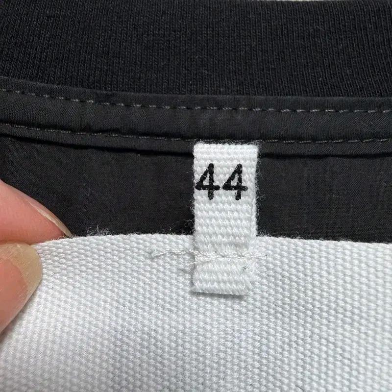 MAISON MARGIELA 프린팅 반팔 티셔츠 블랙  44 5