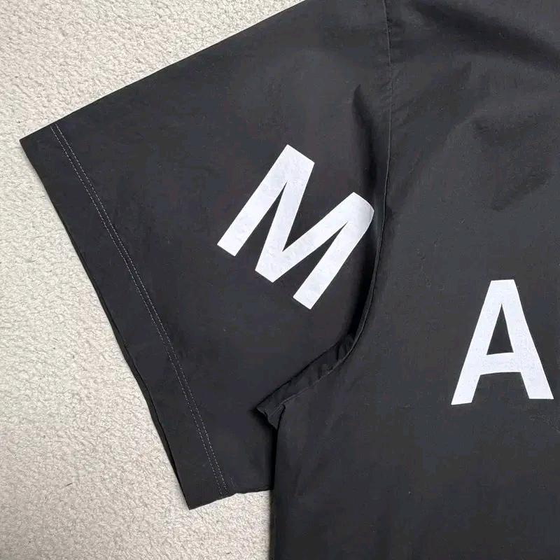 MAISON MARGIELA 프린팅 반팔 티셔츠 블랙  44 6